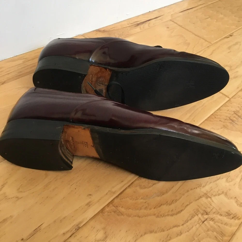 Bally Wing Tip Burgundy Leather Shoe Marcel 9 EEE made in Italy
